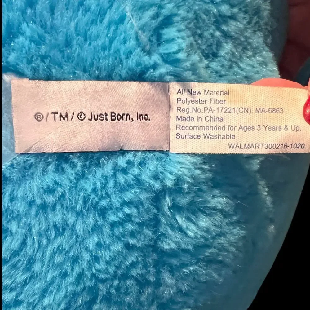 Sir PEEPS Jumbo 38" Blue Plush Bunny Easter Glasses Mustache Limited Edition - Picture 5 of 7